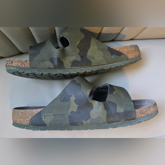 Birkenstock Sandals ArizonaDesert Soil Camo Green Mens Size 9-9.5 (42) - Picture 8 of 9